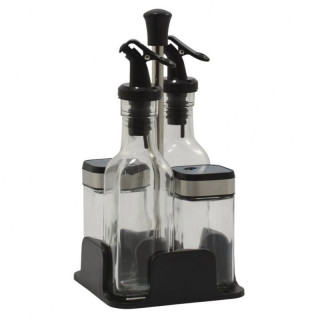 Przyprawniki  4 elementy na stojaczku BW02